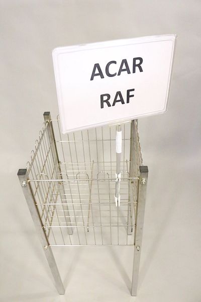 Acar Raf Πλαίσιο προώθησης προϊόντος Πλαστικό και ελατήριο Ετικέτα τιμής Πλαίσιο Α4 Διαφανές