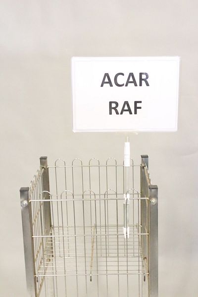 Acar Raf Πλαίσιο προώθησης προϊόντος Πλαστικό και ελατήριο Ετικέτα τιμής Πλαίσιο Α4 Διαφανές