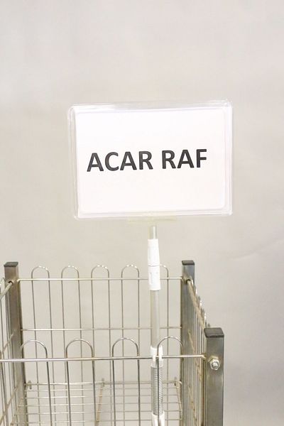Acar Raf Πλαίσιο προώθησης προϊόντος Πλαστικό και ελατήριο Ετικέτα τιμής Πλαίσιο A5 Διαφανές