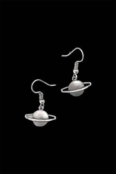 Carpe Gray Saturn Earrings