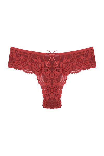Zena Large Size 3-Piece Lace Thong Panties Set