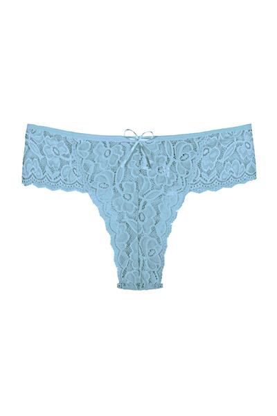 Zena Large Size 3-Piece Lace Thong Panties Set