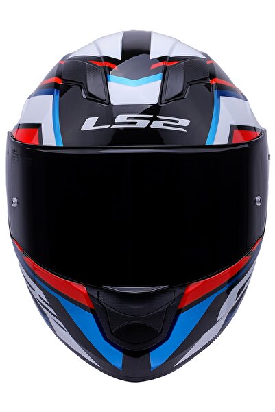 LS2 Stream Evo Fast Siyah-kırmızı-mavi Kask