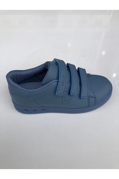 Vicco Oyo Filet Kids Lighted Sports Shoes Denim