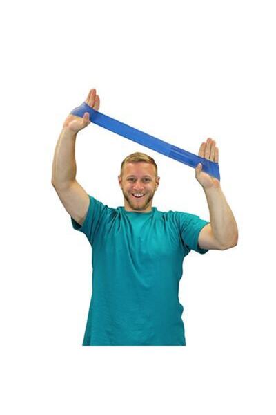 Cando حلقة تمرين بشريط تمرين 76 سم أزرق صلب 10-5254