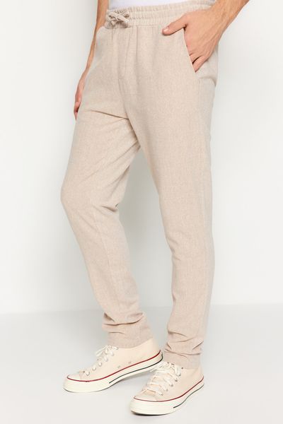 ESPRIT - Cotton and linen blended trousers at our online shop