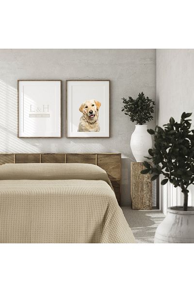 Lucy and Home Single Pike, Bedspread 160x240 Cm Beige