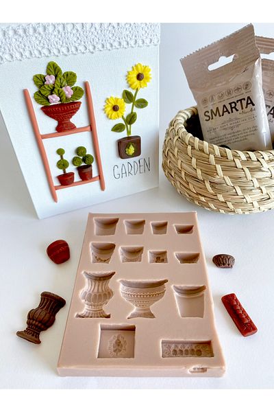 Smarta ™ Silicone Mold - Flower Pots