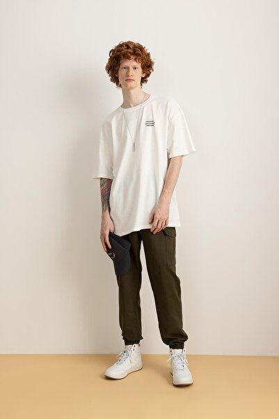 DeFacto Jogger Slim Fit Kargo Cepli Pantolon