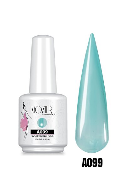 MOZIUR Professional Kalıcı Oje A099 Şeffaf Seri 15 ml