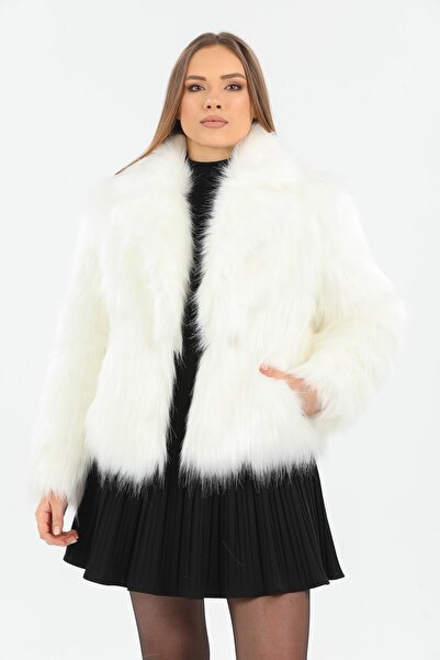Redpoint Jackets Faux Fur White Women's Coat