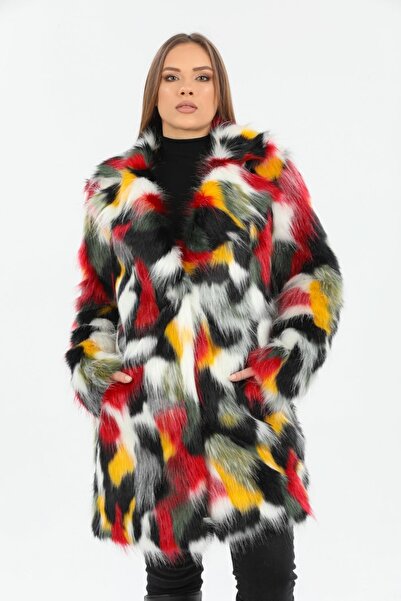 Redpoint Jackets Suni Kürk Renkli Kadın Kaban