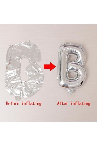 Deniz Party Store Rose Gold Foil Balloon 36 - 40 cm Letter B