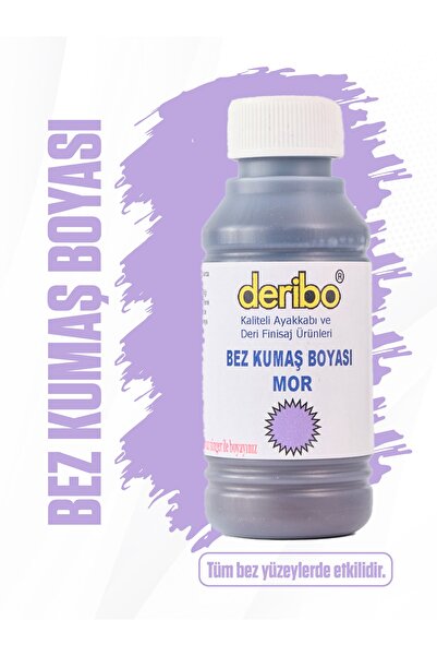 deribo Bez Ve Kumaş Ayakkabı Boyası, Ayakkabı Bakım. 100ml. Sünger Hediyeli.