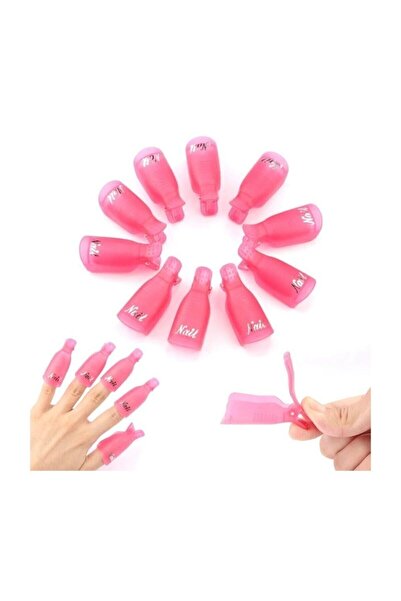 NAGARAKU Kalıcı Oje Çıkartıcı Tırnak Mandalı 10 Adet