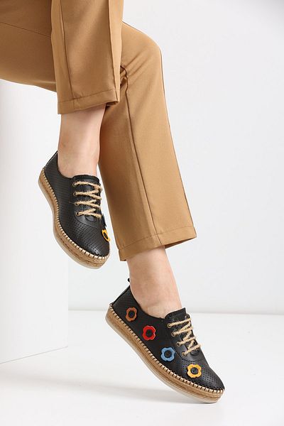 en7 Loafer de damă negru