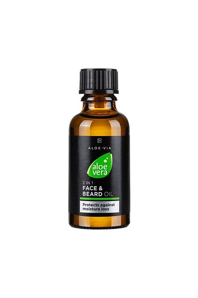 LR Aloe Vera 2 in 1 Face & Beard Oil 30ml