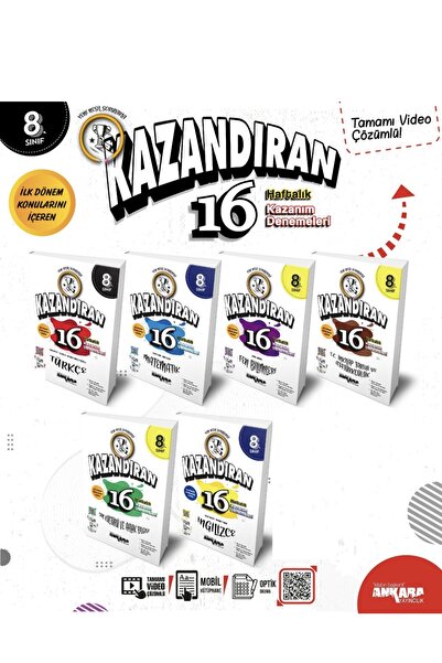 kitabın başkenti ankara yayıncılık Lgs 8. Sınıf 1. Dönem Kazandıran 16 Haftal...
