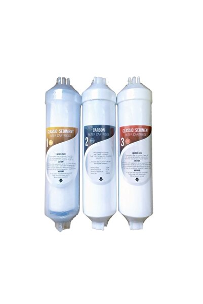 AquaTurkuaz Ihlas Aura Cebilon Plus Silver Platinum Su Arıtma Filtresi 5'li Filtre Seti
