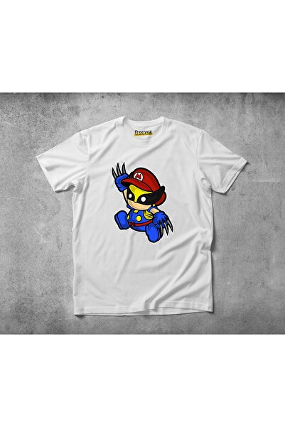 Freeyez Mario Wolverine unisex pamučna četkana majica