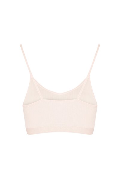 HNX Ροδάκινο καμιζόλα με λεπτές τιράντες και γυναικείο μπουστάκι