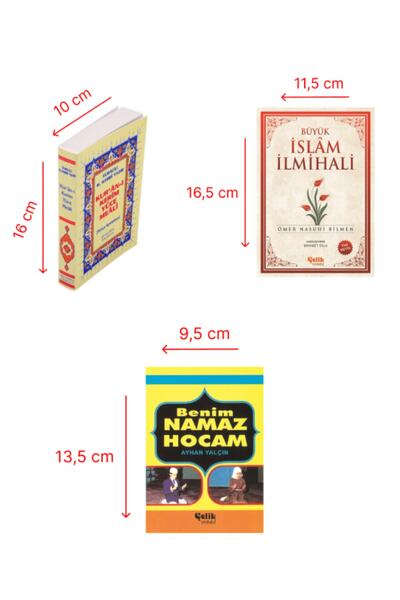 Çelik Yayınevi Büyük Islam Ilmihali Şamua Kağıt-benim Namaz Hocam-kur'an-ı Ke...
