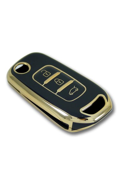 bigkey Renault Dacia Clio 5 Megan 4 3btn Black Car Key Remote Control Case Cover