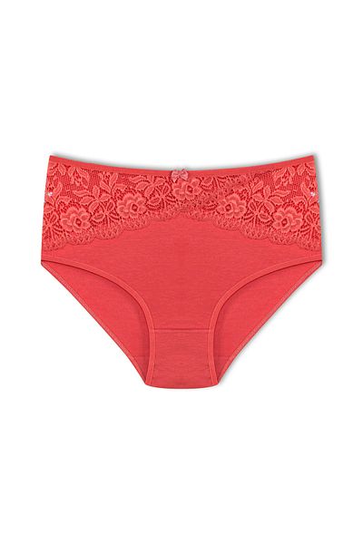 HNX Γυναικεία κιλότα Pomegranate Reverse V Lace Bato