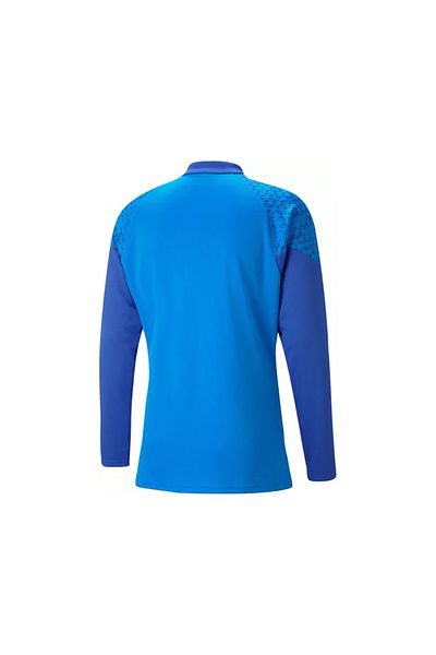 Puma Мъжки тренировъчен топ с 1/4 цип Teamcup Training, футболен, с дълъг ръкав, 65798202, син
