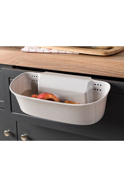 Gondol Garbage Bin Under Counter Cabinet Hanger White