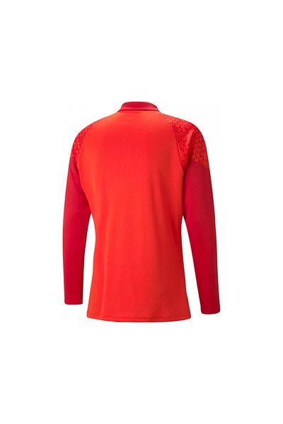 Puma Teamcup Training 1/4 Zip Top Ανδρικό μακρυμάνικο μπλουζάκι προπόνησης ποδοσφαίρου 65798201   Κόκκινο