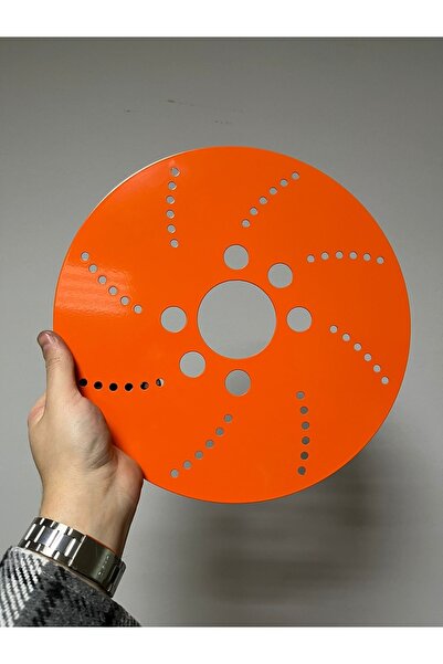 OEM Tofaş 14inç Kampana Sacı - Kampana Fırfırı - Turuncu Statik Boya (1mm)