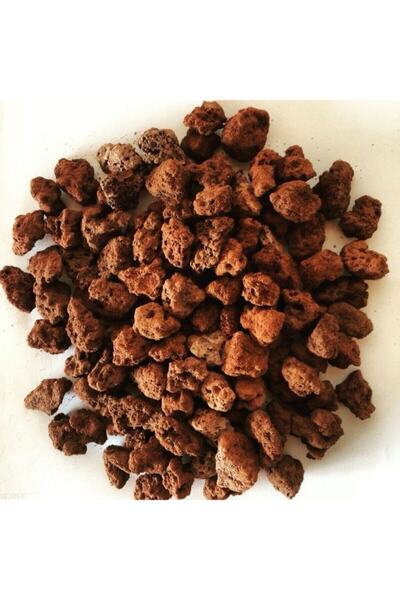 Asenya Kırmızı Pomza Taşı 3-8 Mm 10 Litre Volkanik Cürüf Ponza Lav Kırığı