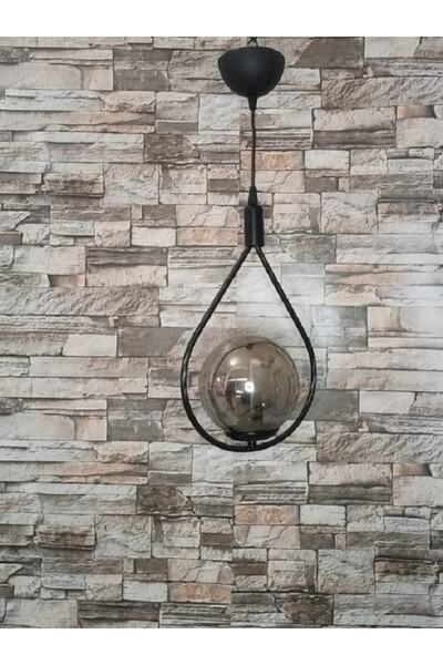 ZM AYDINLATMA Tekli Glop Camlı Avize