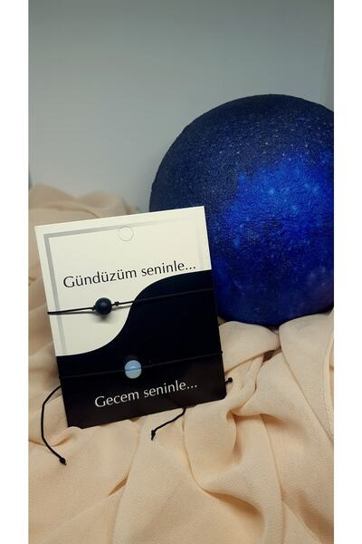 Aksesuar Gecem Gündüzüm Seninle Ip Bileklik