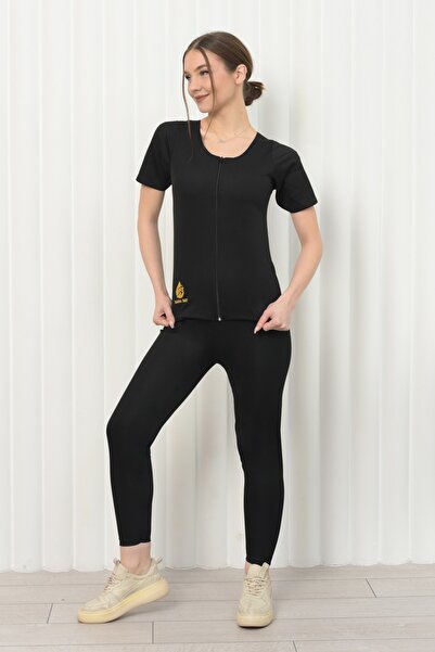 SAUNA SUIT Body Shaping Enhancer Θερμικό κολάν αδυνατίσματος και κοστούμι με φερμουάρ Onsa Life Store