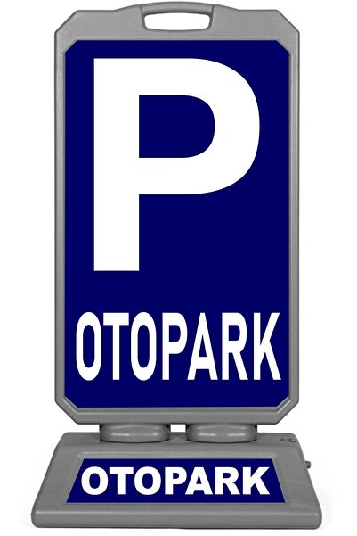 Burada Reklam Jumbo Reklam Park Dubası Otopark 55x115 Cm +a Plastik