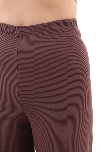 TİGERS S Women's Flared Wide Leg Trousers