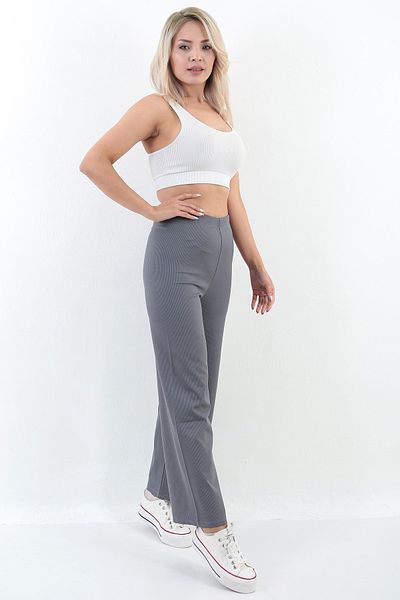 TİGERS S Women's Flared Wide Leg Trousers
