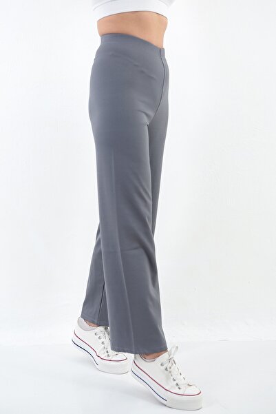 TİGERS S Women's Flared Wide Leg Trousers