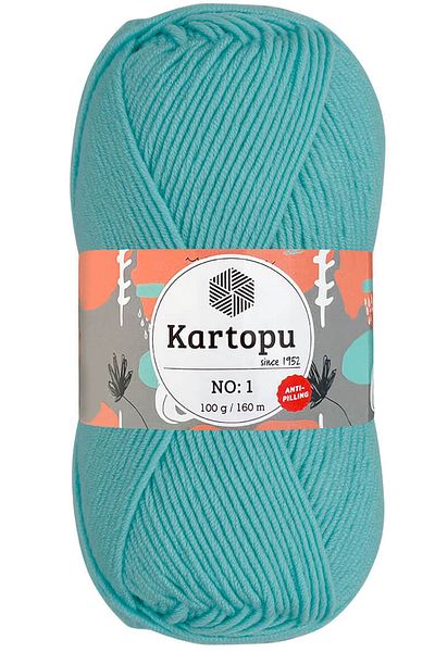 Kartopu Νο:1 Αντιπιλινό Πλεκτό Σχοινί Χειρός Water Green K578