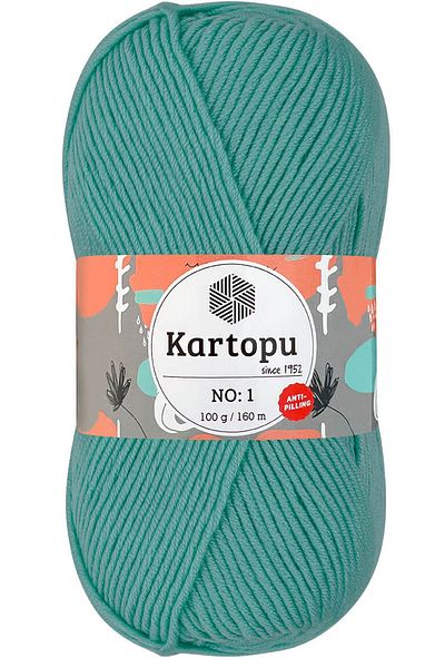 Kartopu Πλεκτό χέρι κατά της κολλητικής, πράσινο Νο. K507