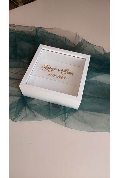 Verda Çerçeve 25x25 Cm Verda Cadru memorial-7 Cm Adâncime Cadru memorial Rose Box