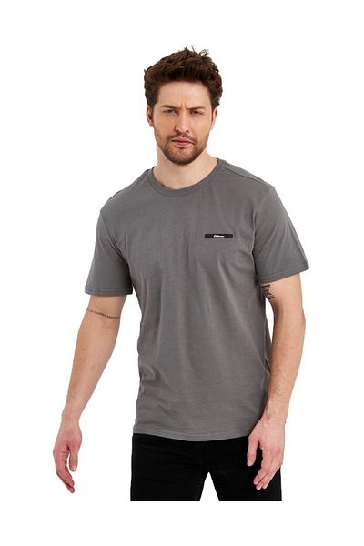 Adams Ανδρικό μπλουζάκι με κοντό μανίκι Basic Unprinted Logo