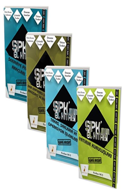 Pelikan Yayınları Spk'nın El Kitabı Sermaye Piyasası Faaliyetleri Düzey 1 Lis...