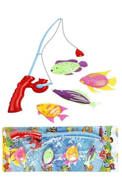 Hyd Oyuncak Mıknatıslı Olta Takımı Balık Tutma Yakalama Oyunu Aktivite Oyuncağı