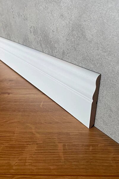 Emek Yapı Lake Beyaz Eko-b Model 8cm Pvc Süpürgelik 10 Adet 25mt