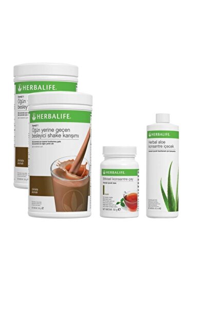 Herbalife Avantaj Paketi 2shake+1çay(50gr)+1aloe 4’lü