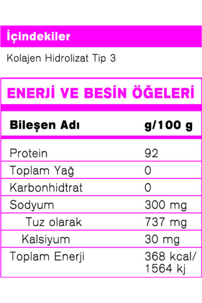 Zel Collagen - 280 G Toz Kolajen