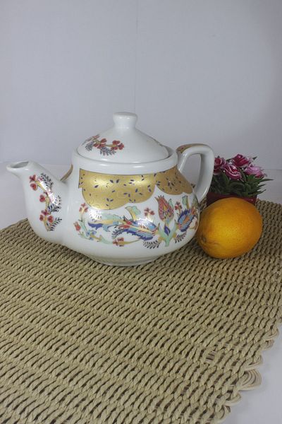 Eren Çini Seramiği Porcelain Teapot 650 Ml